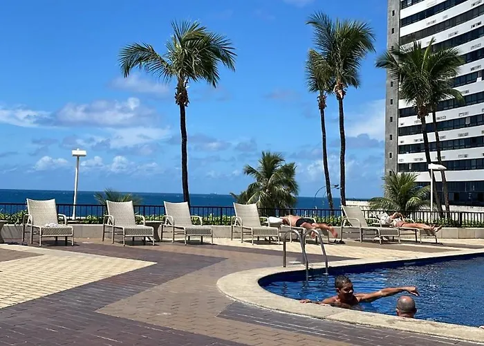 Apartamento localizado no Ondina Apart Hotel